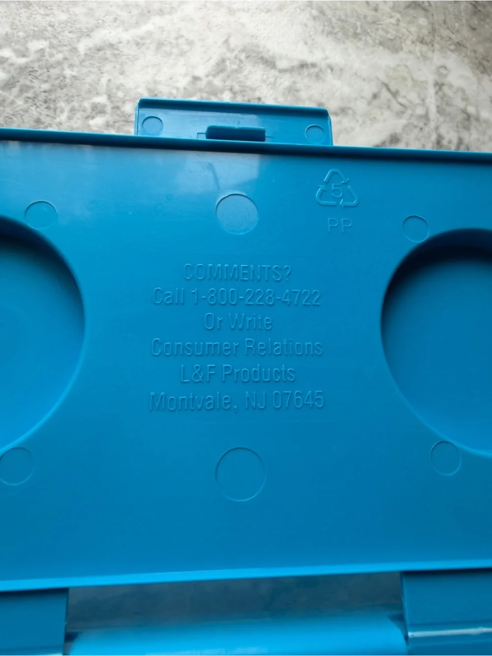 Vintage Chubs Stackables Blue Storage Wipes Container L&F Products Plastic lego